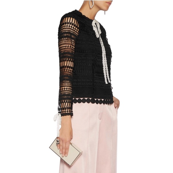 Alexis Tops - NEW Gorgeous ALEXIS Orson Guipure lace top XS